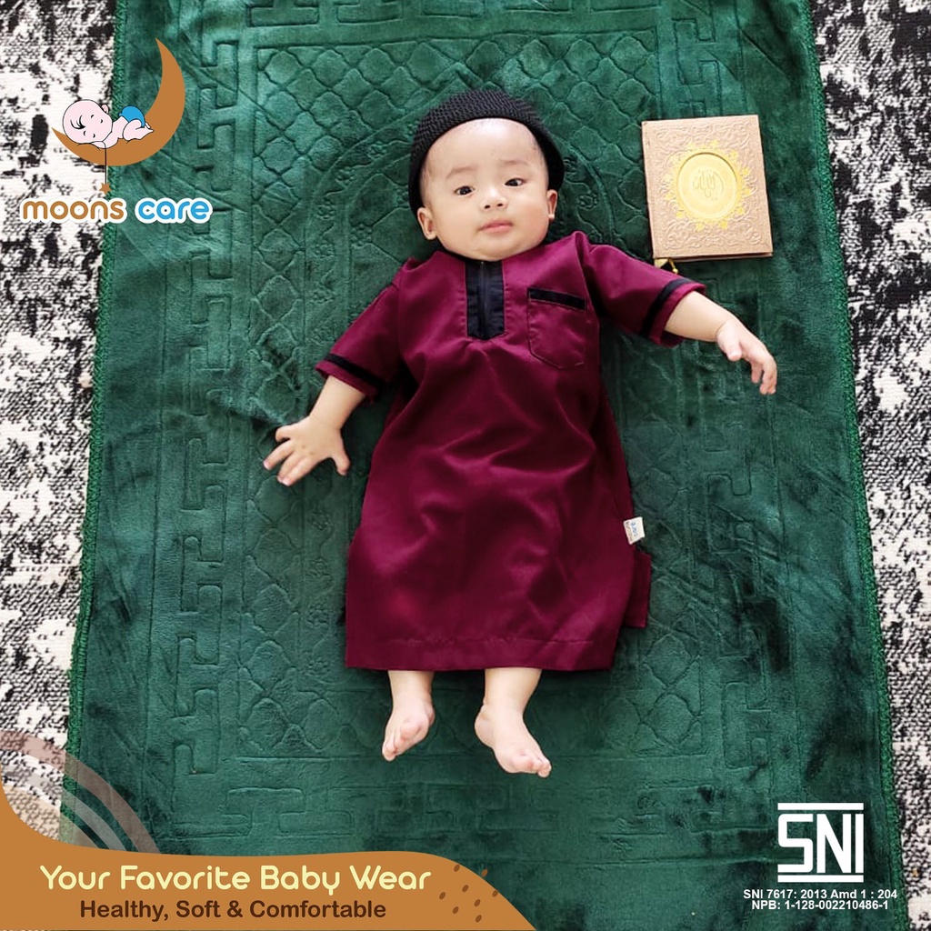 (BONUS PECI BAYI) Baju Gamis Koko bayi Kurta bayi Baju gamis Jubah Baju Muslim Model Gamis Koko Bayi Laki-Laki Turki Pakistan Gamis Jubah Arab Anak  Koko Bayi Aqiqah  Qomis baby balita  Baju muslim bayi aqiqah Baju Koko Bayi Newborn Aqiqah | jubah gamis