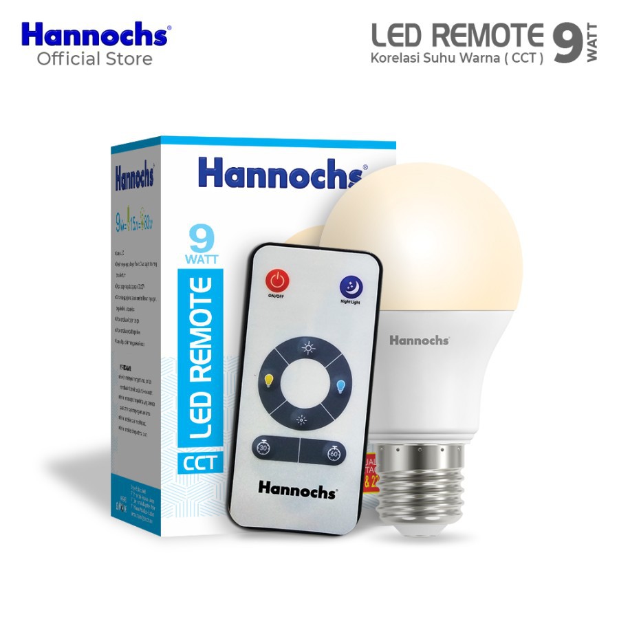 Hannochs LED Remote Lampu Remote Control CCT 9W