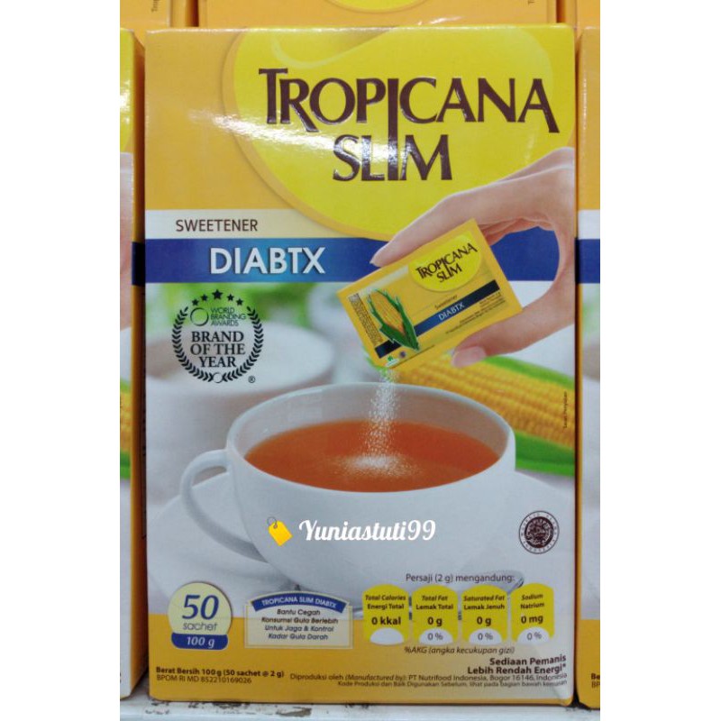 Jual Gula Pemanis Tropicana Slim Diabtx Diabetes Diabet Sweetener Shopee Indonesia