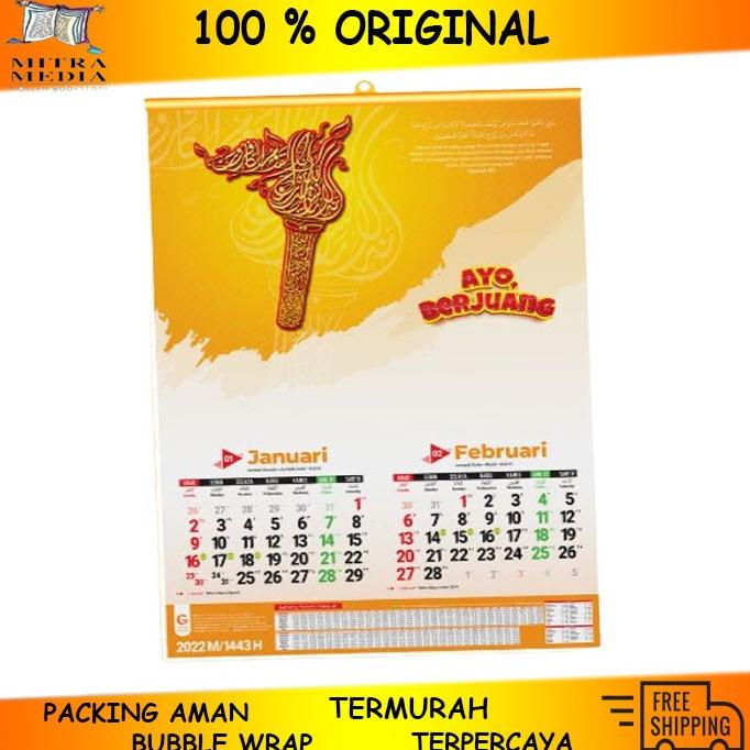 

BAYAR COD Kalender Dinding Kaligrafi 2022 TERBAIK Kode 553