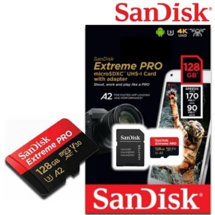 MICRO SD SANDISK EXTREME PRO 128 GB