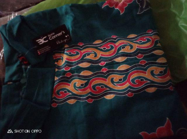 Atasan Batik Tunik Kenanga Ulir  ( Ukuran S M L Xl Xxl Xxxl 5l )