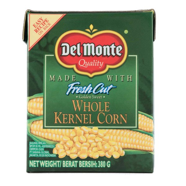 

DEL MONTE Whole Kernel Corn 380gr - Jagung Biji Utuh Kemasan
