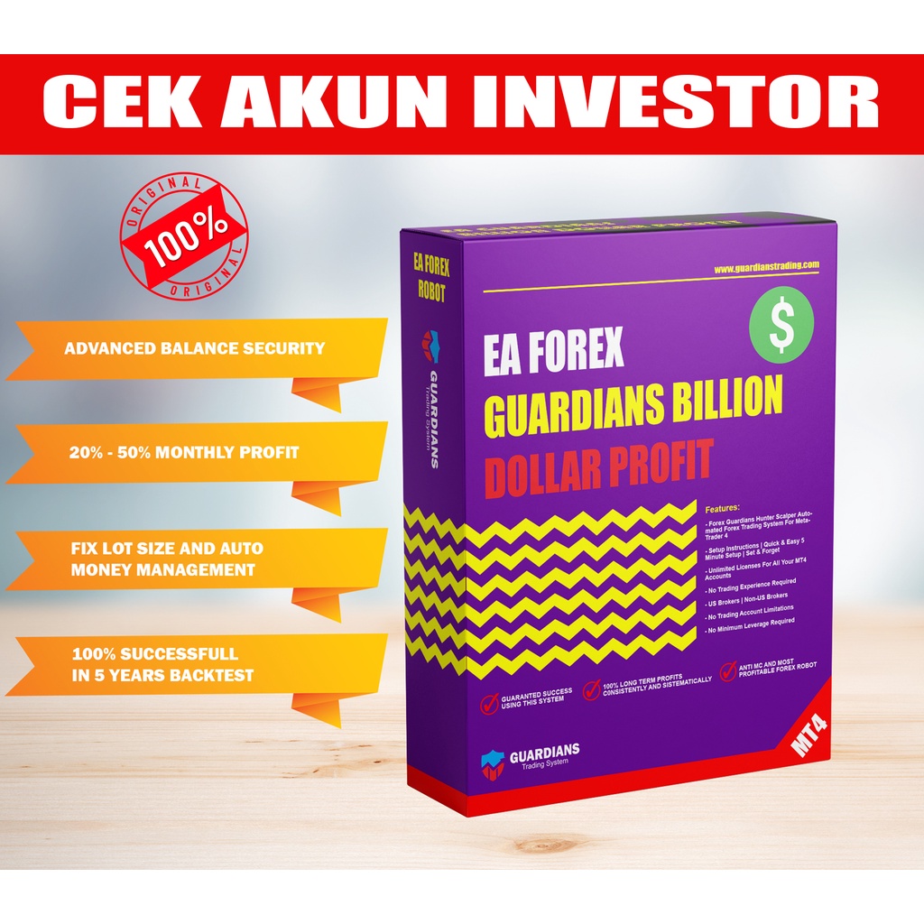 Robot Ea Forex GUARDIANS BD Profit 2022 (Sangat Teruji)