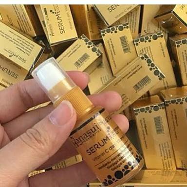 [ ORI ] Whitening Gold Serum Menjadikan Kulit Tampak Bercahaya Putih Halus dan Mampu Menghilangkan Flek Hitam | BPOM 20ml