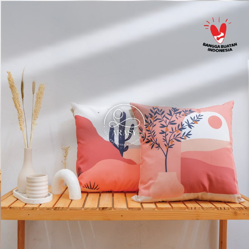 Sarung Bantal Sofa Aesthetic 40x40 Tebal Premium