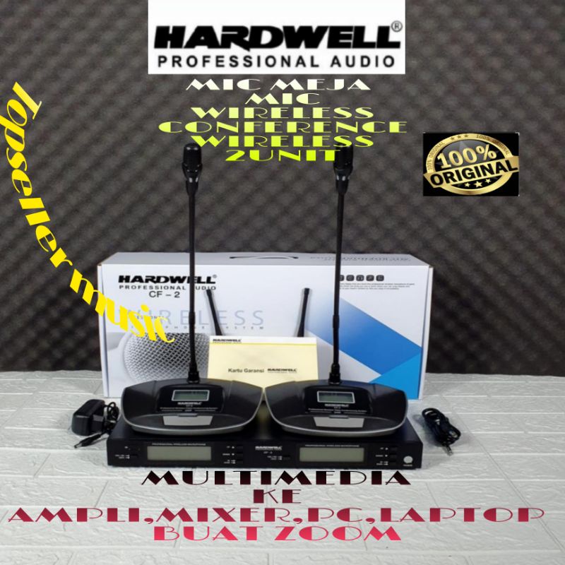 MIC WIRELESS MEJA PODIUM HARDWELL CF2/CF 2 ORIGINAL MIC MEJA WIRELESS HARDWELL