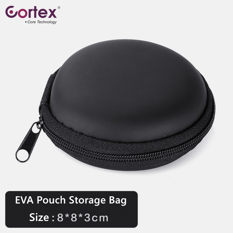 Cortex Earphone EVA Carrying Storage Bag Pouch Case for Earphone Charger Kabel SD TF Card