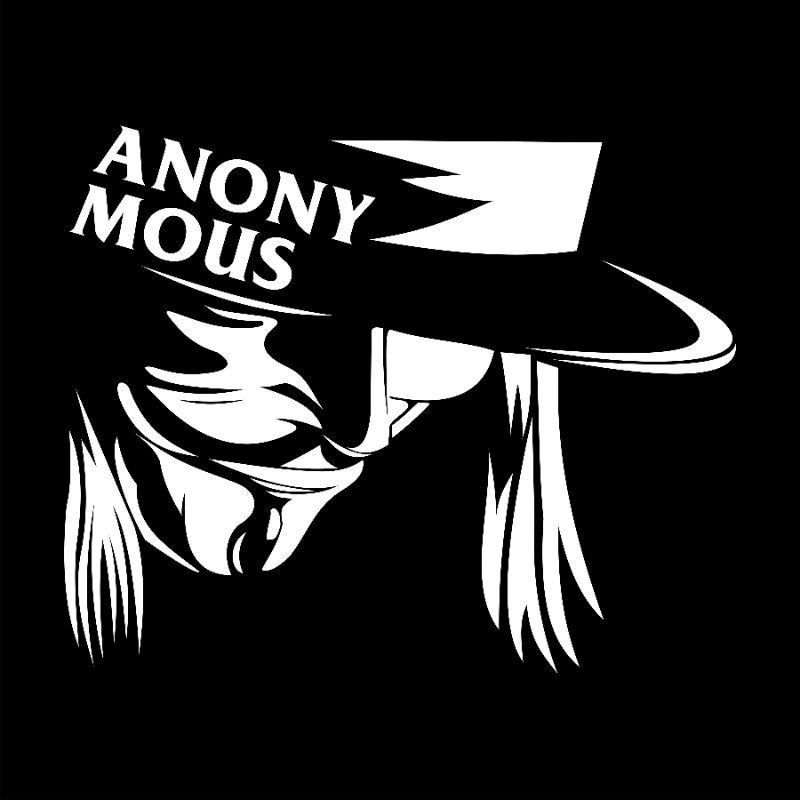 Sticker Anonymous / Sticker Logo Anonymous, anonymous
