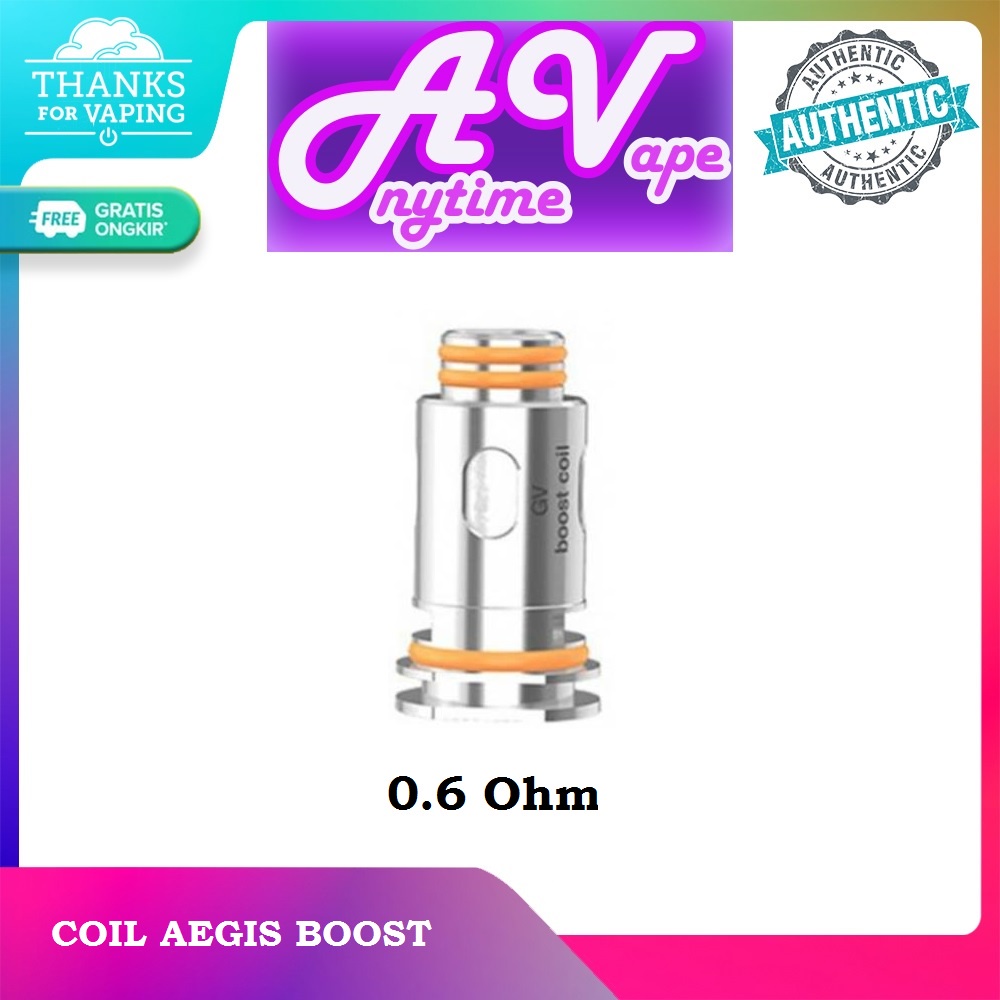 COIL BOOST 0.6 OHM ASLI 100%