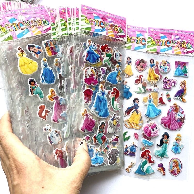 

STICKER TIMBUL FROZEN & PRINCESS Cars dll import