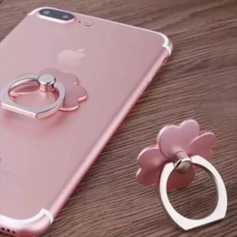 Ring Holder Bentuk Daun Semanggi untuk Compatible For iPhone