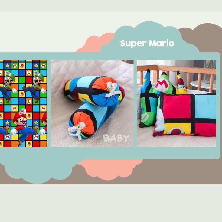 super mario crib bedding