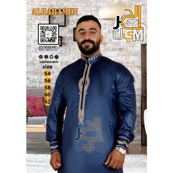 JUBAH AL HARAMAIN JUBAH MANSET DAFFAH AL HARAMAIN MANSET GAMIS PRIA MESIR JUBAH PRIA MESIR JUBAH MES