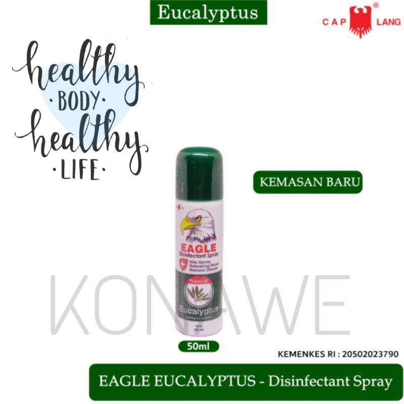 Caplang Eagle Eucalyptus Disinfectant Spray 50ml