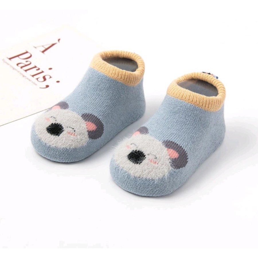 KAOS KAKI BAYI MOTIF ANIMALS | BAHAN KATUN BREATHABLE IMPORT