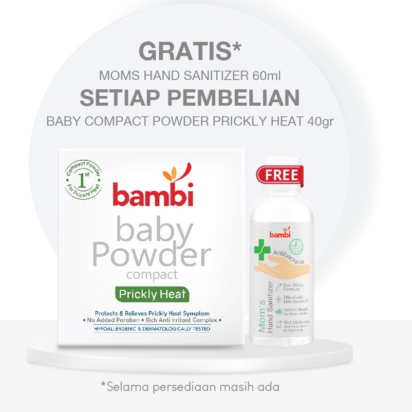 BAMBI MURAH  DAILY BODY LOTION / DAILY HEAD TO TOE WASH  / FACE CREAM / COMPACT DERMACARE  / POWDER PRICKLY HEAT / TELON BALM / STRETCHMARK CREAM / BABY SUNSCREEN WATERPROOF SPF 30++ BAYI ANAK BAMBI BABY