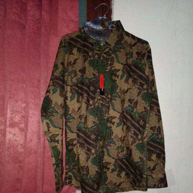 Kemeja Batik Pria Slim Fit New Acs 02