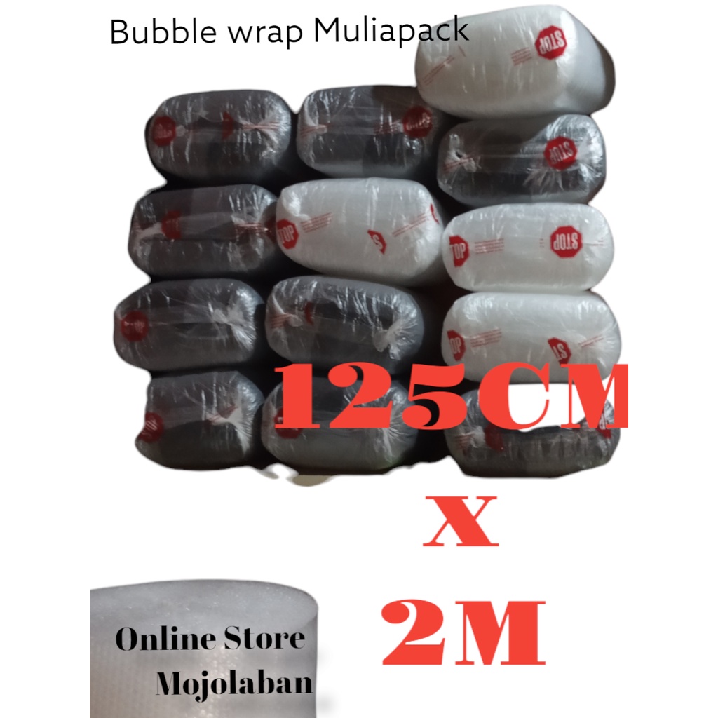

Promo Bubble Wrap MP 2M x 125CM [ 1 Kg muat 4 Roll ]