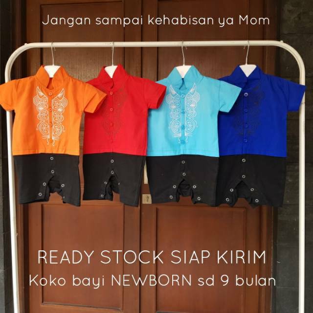 Baju Muslim 0 sd 6 bulan Baju Aqiqah Pakaian  Muslim Anak 