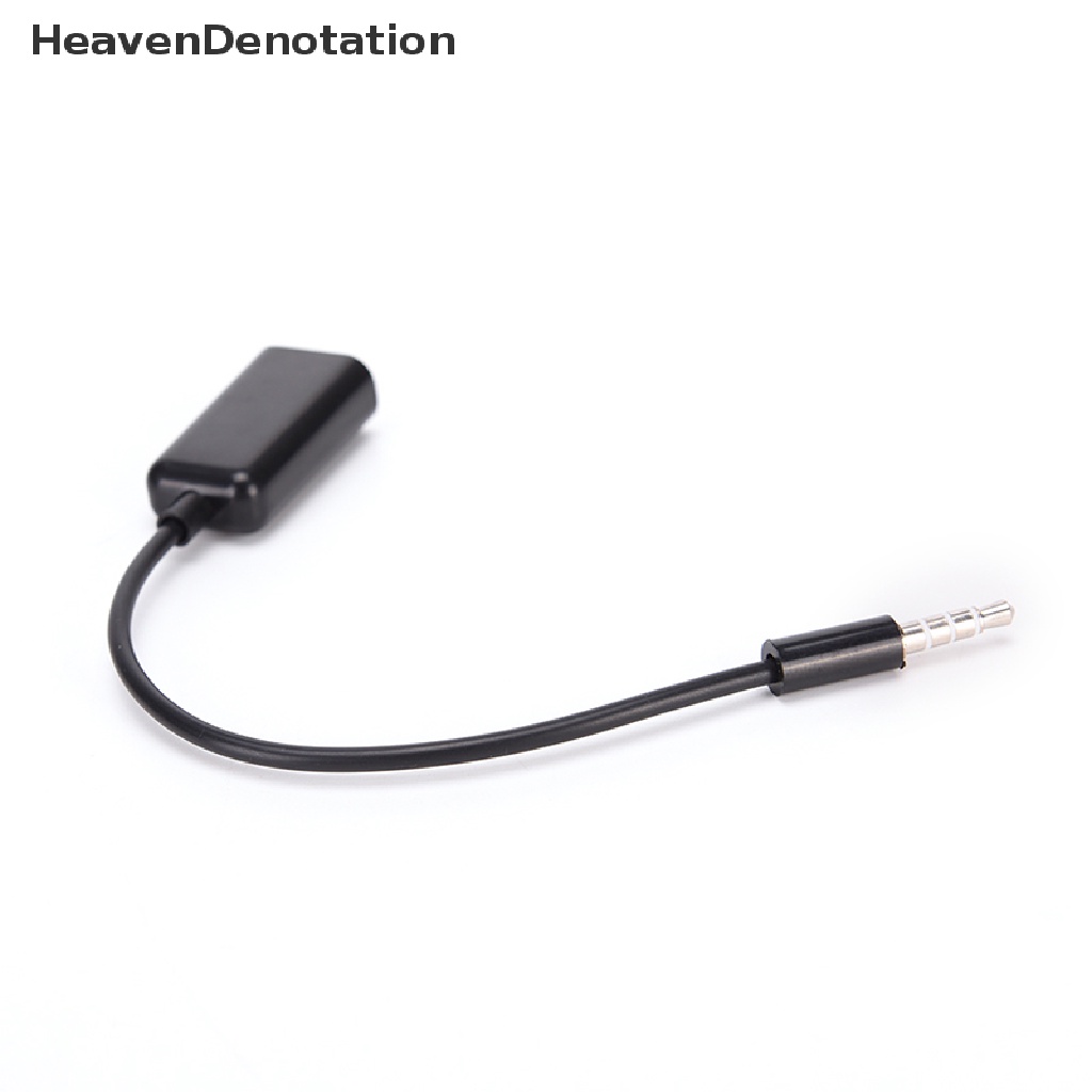 (Heavendenotation) Kabel Adapter Splitter Jack Audio 3.5mm Ke Headphone / Mic Bentuk Y