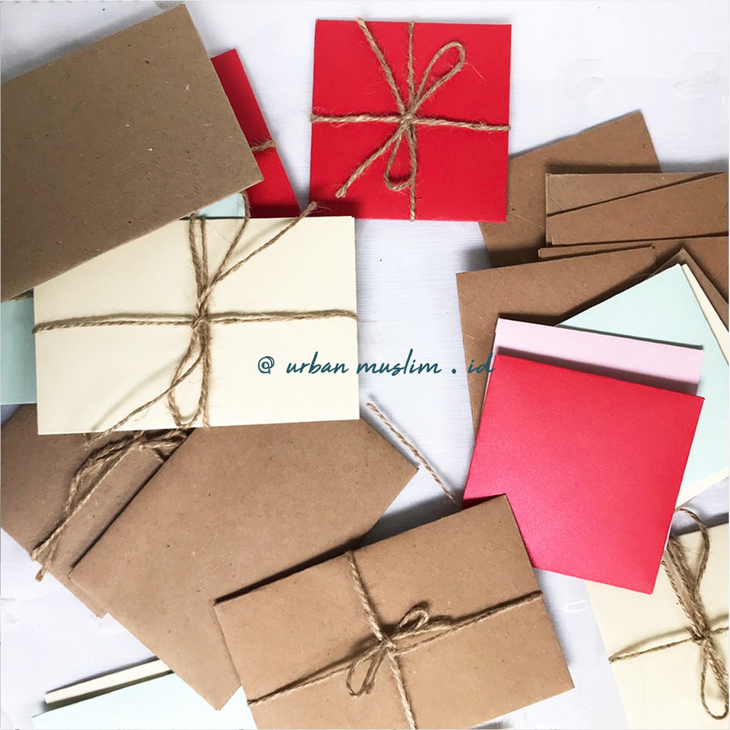 

AMPLOP KARTU UCAPAN HAMPERS / EXCLUSIVE ENVELOPE / UK.10 x15 cm & 10x10 cm/ Envelope Letter and Card