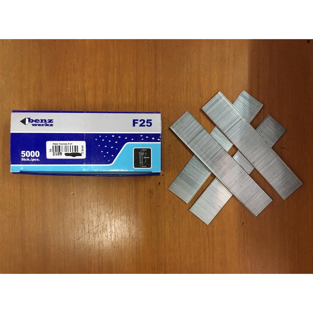 

Paku Tembak F25 / Isi Stapler Tembak 25mm / Refill Staples Tembak 2,5cm