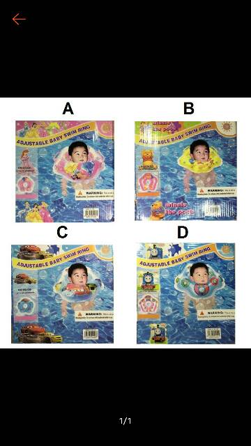 Pelampung Bayi Neckring Swim Ring