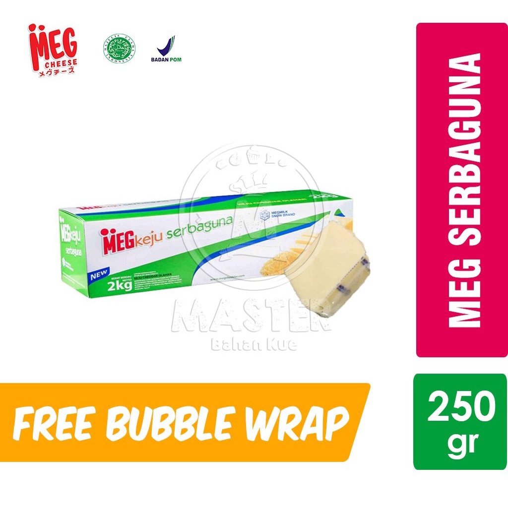 

250 gr Meg cheddar hijau (1 potong)