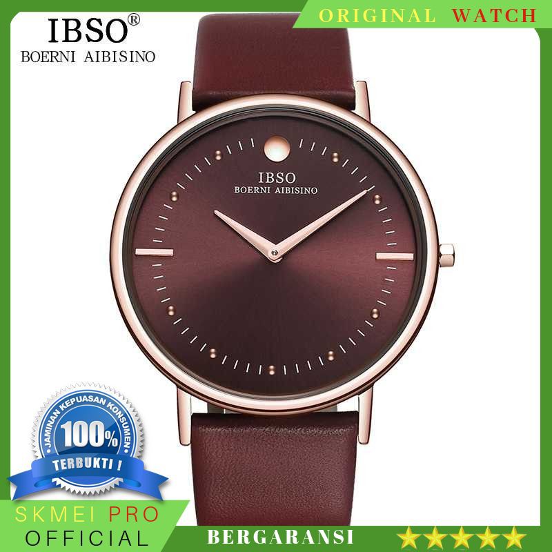 ORIGINAL WATCH IBSO Jam Tangan Analog Pria Ultra Thin - 16151G BERGARANSI