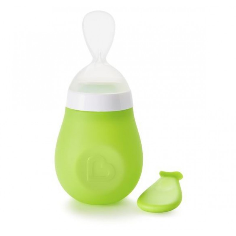 Munchkin Squeeze Spoon  - Green