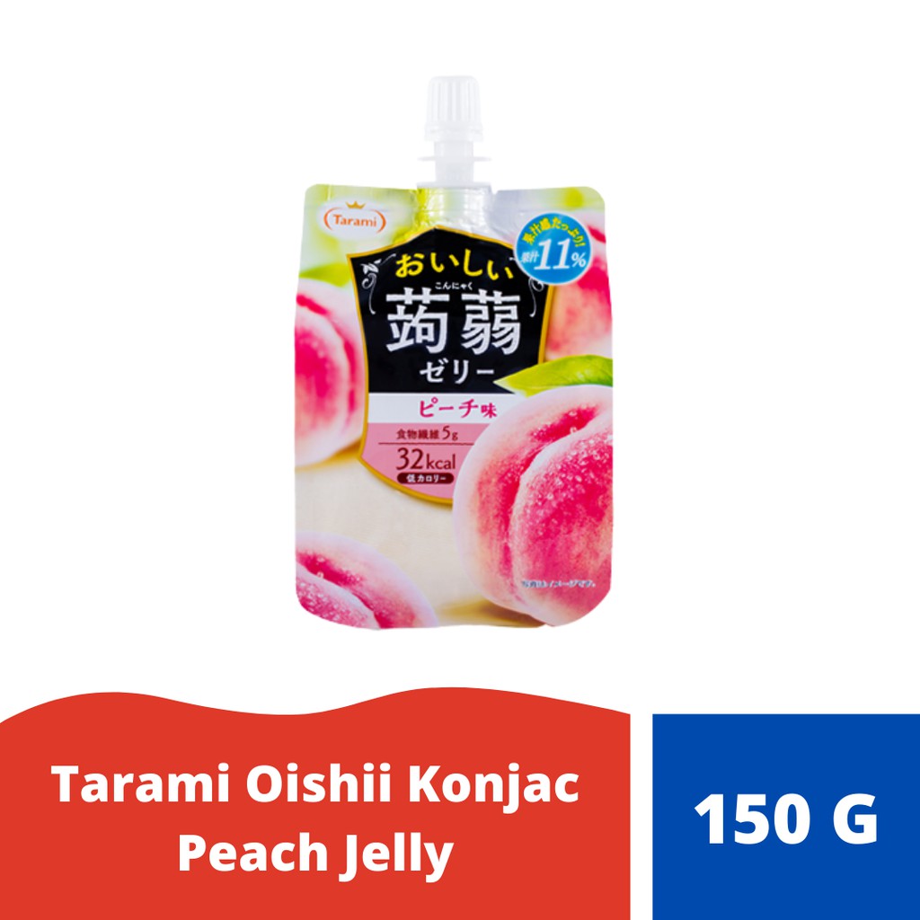 

Tarami Oishii Konjac Peach Jelly