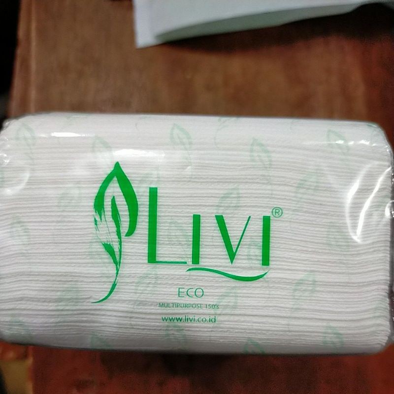 livi tissue eco multipurpose 150 lembar