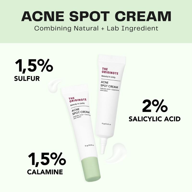 The Originote Acne Spot Cream Salicylic acid+ Calamine + sulfur