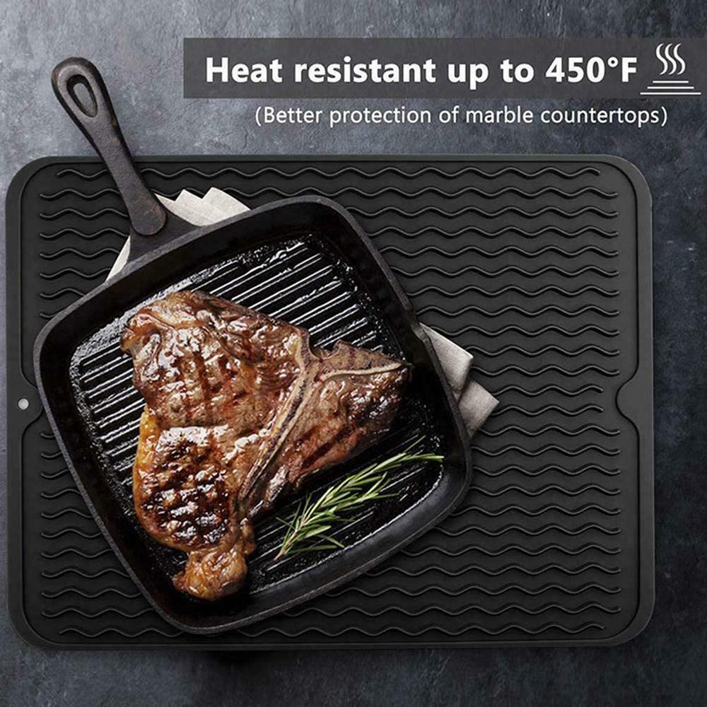 Wonder Silicone Drying Mat Alas Pengeringan Dapur Non-slip Dish Holder Table Mat