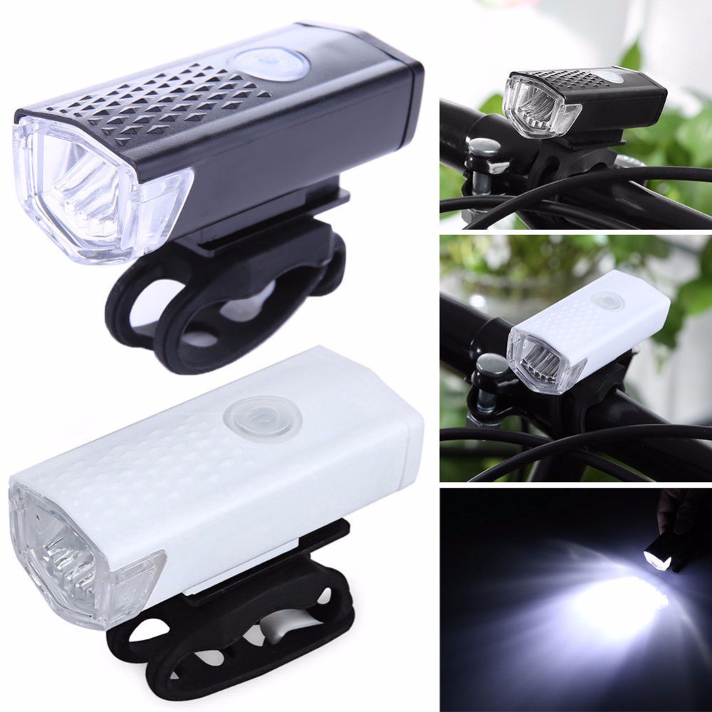 Lampu Depan Sepeda LED - USB Bike Light Rechargeable