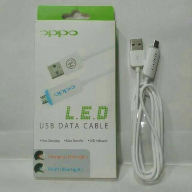 USB kabel Data kabel Cable Indikator nyala Brand Oppo