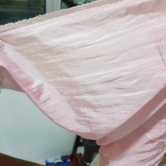 PER MTR Kain Parasut Kringkel WATERPROOF ANTI AIR Kahatex / Crinkle / Kain Kerut / Kain Mukena, hrg 