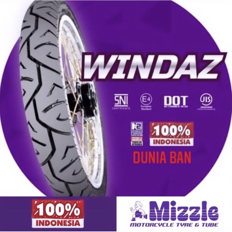 Ban Motor Mizzle WINDAZ 300-17 Tubetype ( Ban Luar )