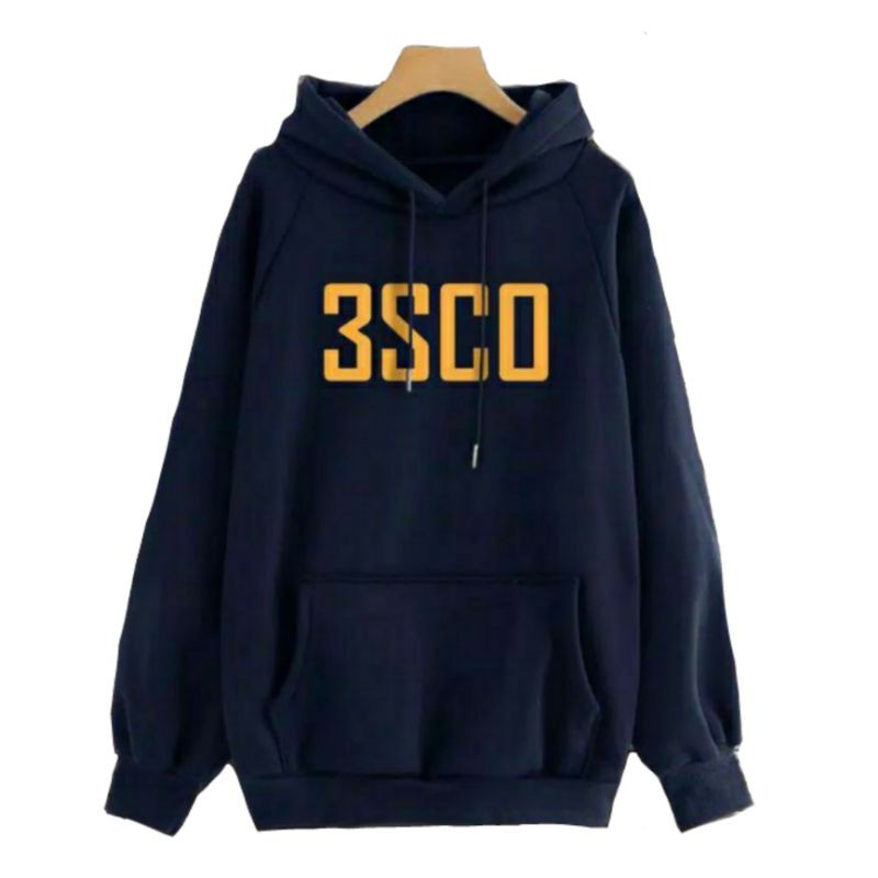 S - XXXXXL(6XL) Jaket 3SCO Hoodie 3SECOND 3SCO BIG SIZE Jacket Jumper JUMBO OVERSIZE Unisex XXL XXXL XXXXL 4L 5XL Maroon Navy Hitam Grey