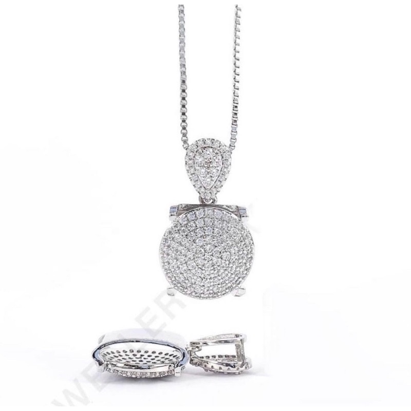 Qrjewellery - liontin labu kode 010622 replika berlian lapis emas