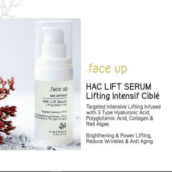 ☘️Yuri Kosmetik☘️ FACE UP AGE DEFENCE HAC LIFT SERUM 20ML