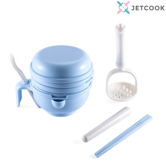 JetCook Baby Food Maker Grinding Bowl Alat Pembuat Makanan Bayi untuk MPASI 9-in-1