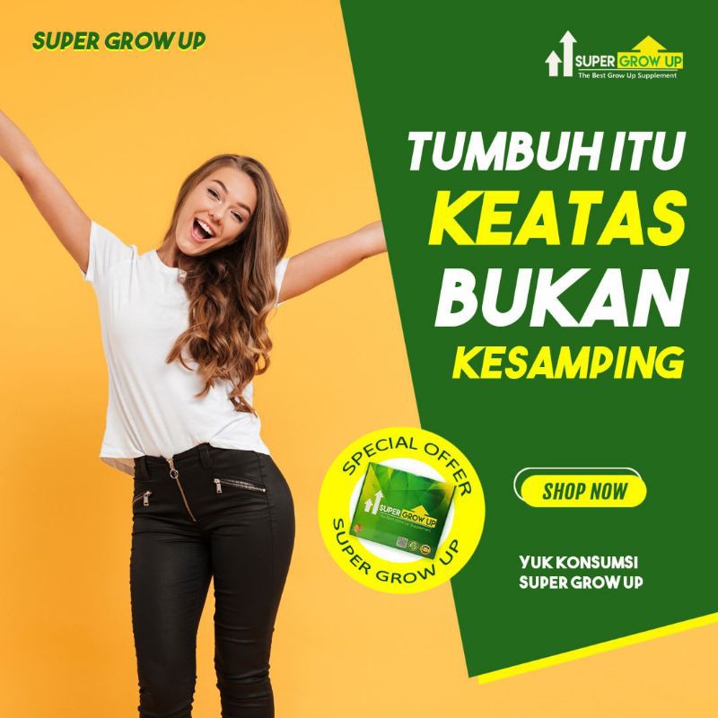 

BELI 1 GRATIS 1 SUPERGROWUP SUSU PENINGGI BADAN TERBAIK GARANSI ORIGINAL BEST SELLER REKOMENDED COD