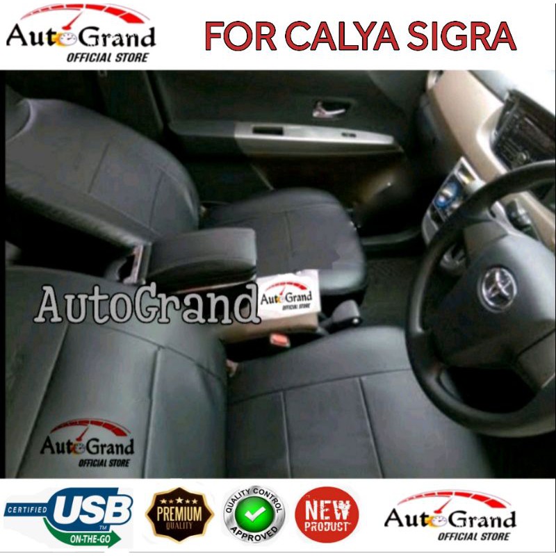ARMREST CALYA SIGRA - CONSOLE BOX CALYA SIGRA - CONSOLE USB