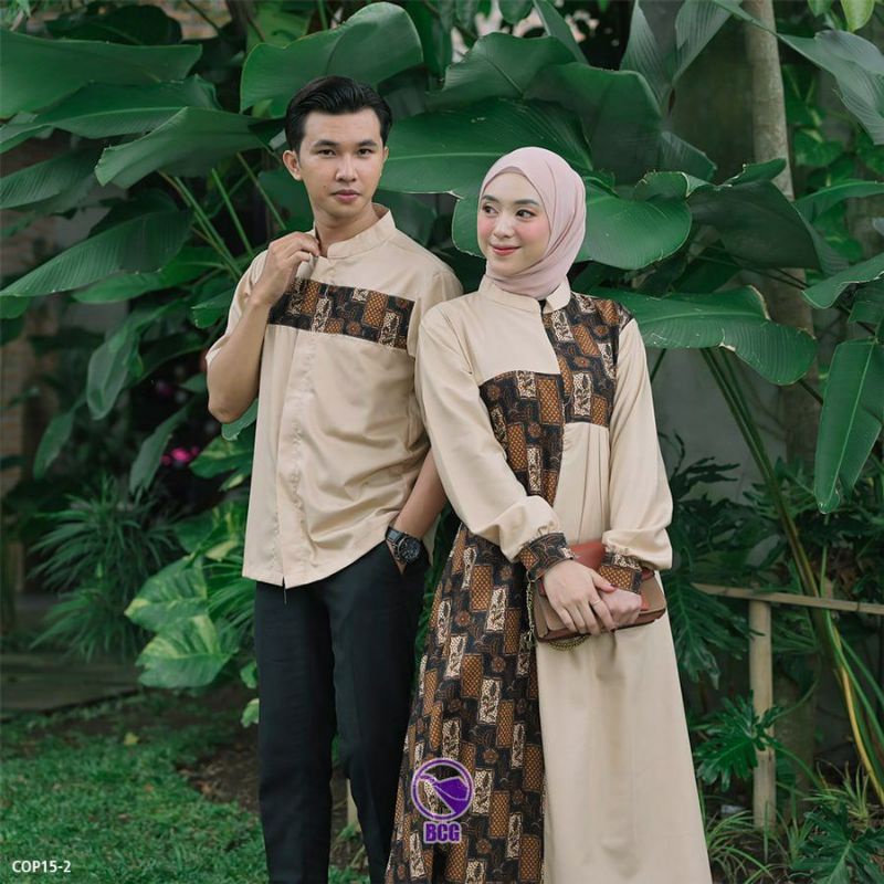 Batik Couple //M.L.XL.XXL Sarimbit Batik Hem Koko Katun Exlusive • Seragaman