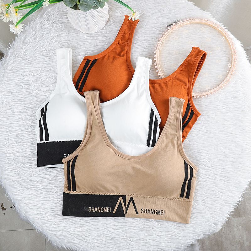 Sport Bra Wanita Shangmei Busa Tebal Nyaman BH Sport jogging Zumba Fitness Gym Indoor Outdoor