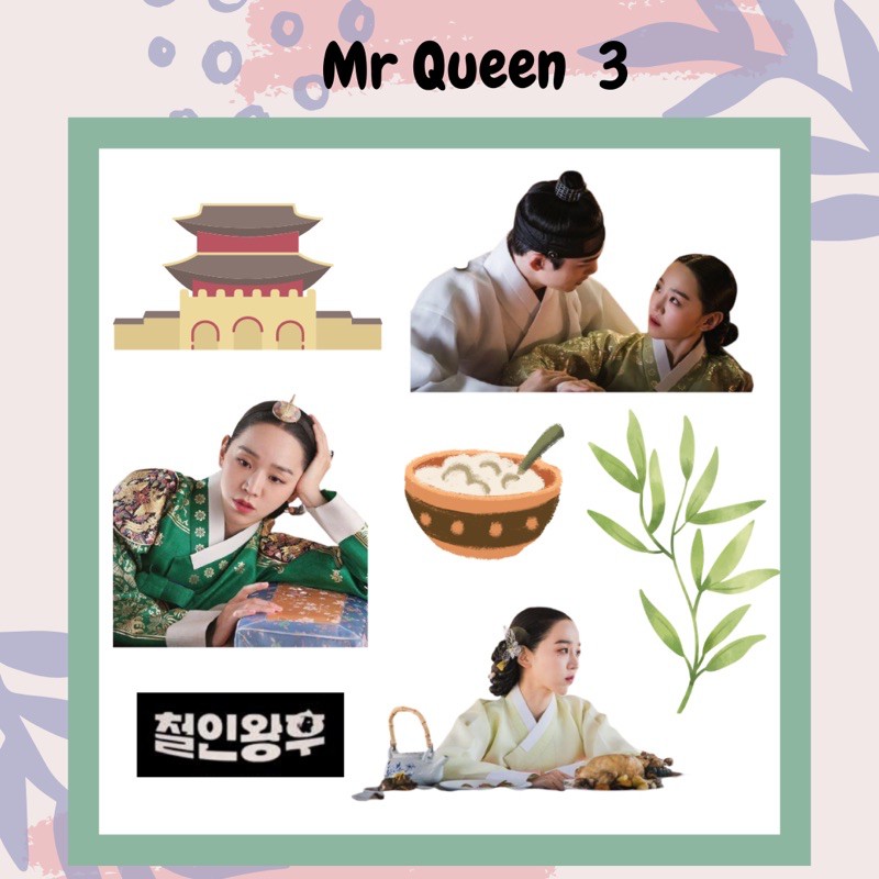 Sticker Drakor Drama Korea Mr Queen / No touch Princess Tumblr Aesthetic