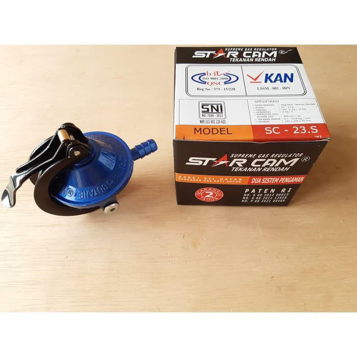 REGULATOR GAS/KEPALA GAS STARCAM OTOMATIS EAK