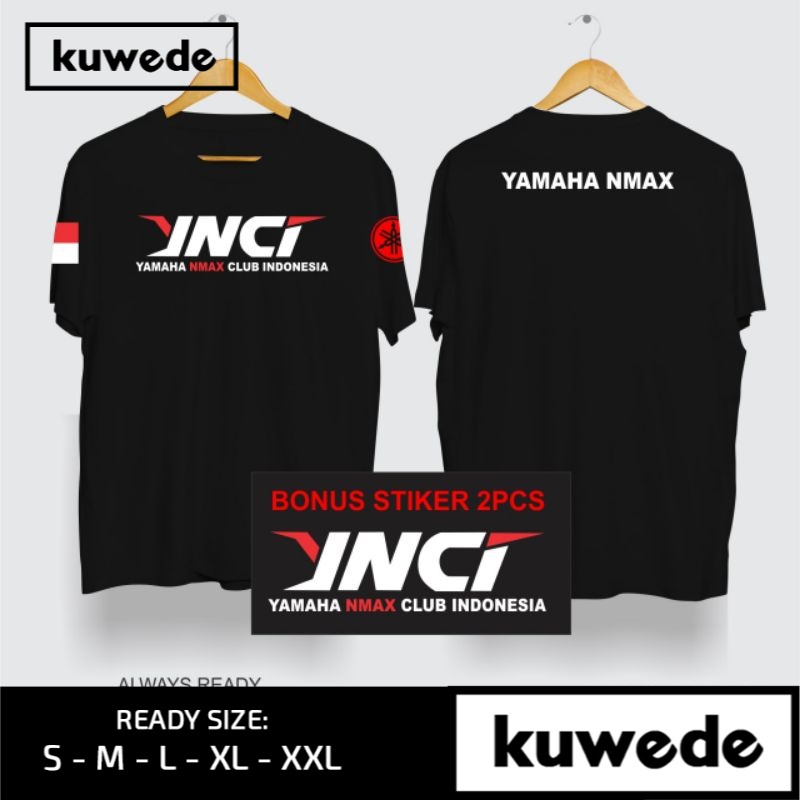 Baju Kaos YNCI Yamaha Nmax Club Indonesia